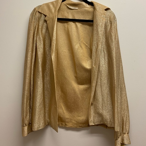 Nelly de Grab Gold Shimmer Jacket - Picture 1 of 4